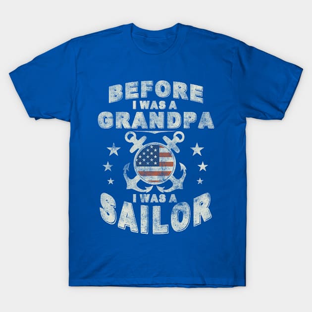 Sailor Grandpa T-Shirt by veerkun